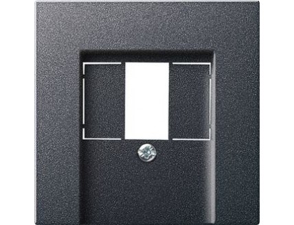 Накладка акустической розетки антрацит System 55