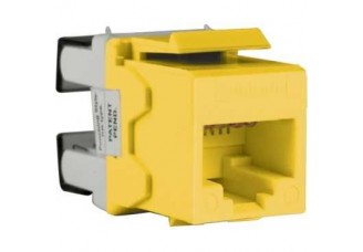 Модуль RJ45 Keystone Кат.5е UTP Жёлтый