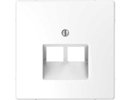 D-Life ЦЕНТРАЛЬНАЯ НАКЛАДКА для розетки 2-ной RJ45, БЕЛ. ЛОТОС , SD