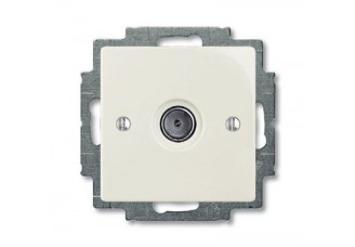 Розетка TV одиночная 2400МГц 1,5дБ шале/белый Basic 55