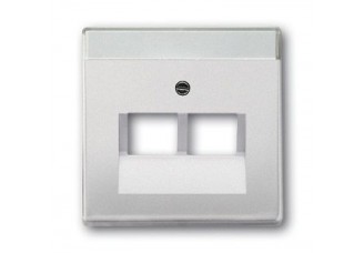 Накладка 2-ой TF/PC розетки сталь