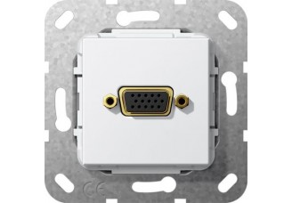 Разъем VGA белый Gira