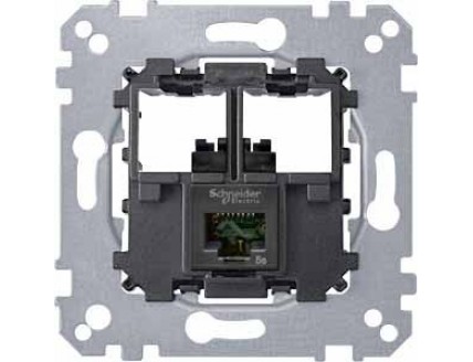 Механизм 1-ой PC розетки RJ45, кат.6 UTP Merten