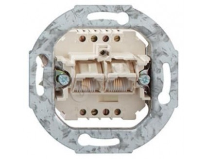 Мех-м 2-ой TF розетки кат. 3, RJ 12, Rutenbeck/FMT