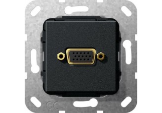 Разъем VGA антрацит Gira