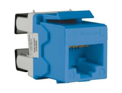 Модуль RJ45 Keystone Кат.5е UTP Синий
