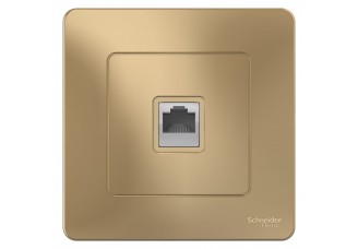 Розетка РС 1-я Cat5e, Титан BLANCA