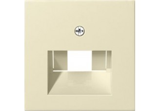 Накладка 1/2-ой TF/PC розеток кремовая System 55