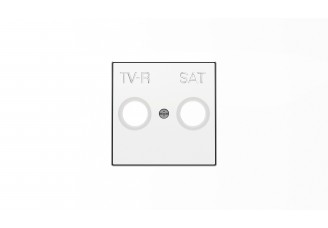 Накладка TV-R-SAT розетки, альпийский белый SKY ABB