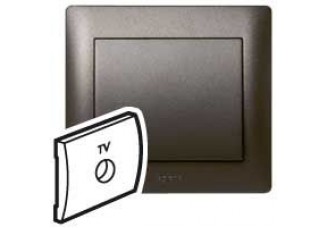 Накладка TV розетки темная бронза Galea Life