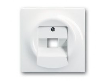 Накладка 1-ой TF/PC розетки белая impuls