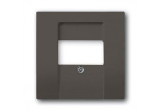 Накладка акустической розетки шато/черный Basic 55
