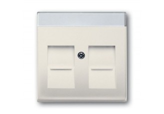 Накладка Basic 55 2-ой TF/PC розетки для суппорта 1812 слоновая кость