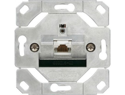 Мех-м 1-ой РC розетки кат.6а, RJ45, экран. Gira