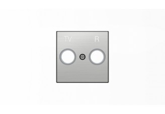 Накладка TV-R розетки, нержавеющая сталь SKY ABB