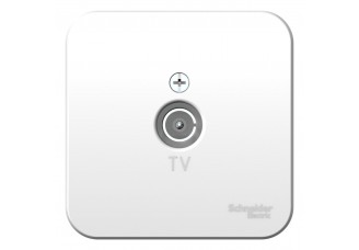 Розетка TV-коннектор О/У изол.пл Белый BLANCA