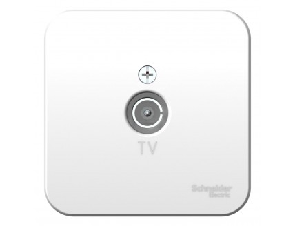 Розетка TV-коннектор О/У изол.пл Белый BLANCA