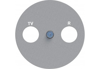 Накладка R-TV/SAT алюминий ODACE