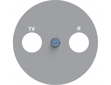 Накладка R-TV/SAT алюминий ODACE