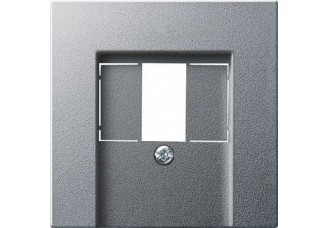 Накладка акустической розетки алюминий System 55