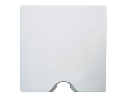 Ввод кабеля с рамкой белый Etika