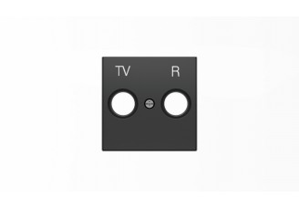 Накладка TV-R розетки, черный бархат SKY ABB