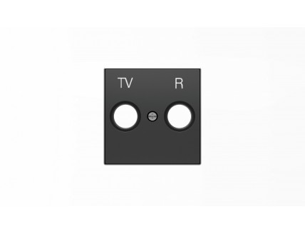 Накладка TV-R розетки, черный бархат SKY ABB