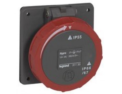 Розетка мод.Hypra IP67 3P+N+E 400В 16A
