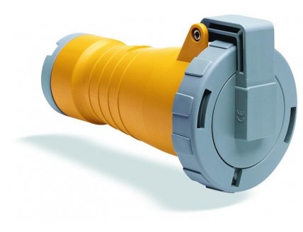 Розетка кабельная 332C4W, 32А, 3P+E, IP67, 4ч