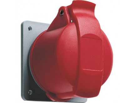 Розетка панельная 3P+E 32A IP44 прямая ABB