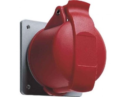 Розетка панельная прямая 32A, 3P+N+E, IP44 ABB