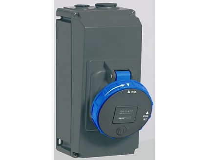 Розетка пов.Hypra IP67 3P+E 230В 63A