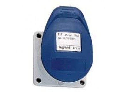 Розетка P17 IP44 2P+E230В 32А