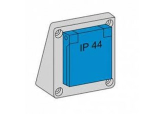 Розетка панельная 2P+E Schuko 10/16A IP44 ABB