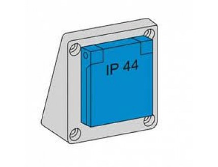 Розетка панельная 2P+E Schuko 10/16A IP44 ABB