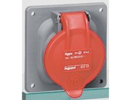 Розетка встр.Hypra IP44 3P+E 400В 16А