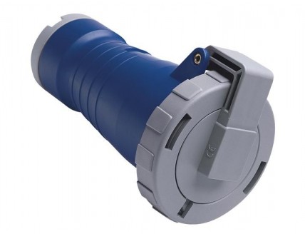 Розетка кабельная 332C2W, 32А, 3P+E, IP67, 2ч