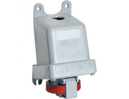 Розетка для монтажа на поверхность 416RS1W, 16A, 3P+N+E, IP67, 1ч