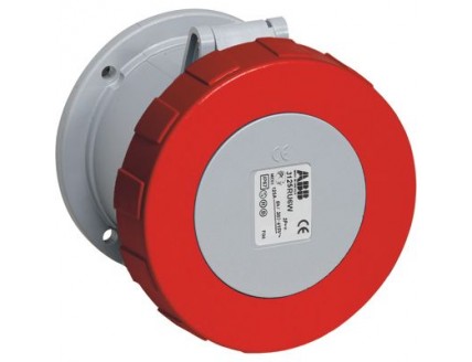 Розетка панельная прямая 125A, 3P+N+E, IP67