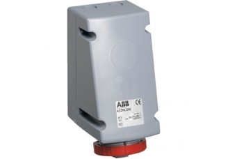 Розетка для монтажа на поверхность с подключением шлейфа 332RL11W, 32A, 3P+E, IP67, 11ч