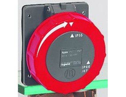 Розетка мод.Hypra IP67 3P+E 400В 32A