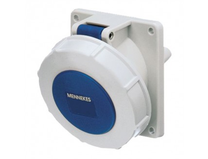 Розетка панельная 2P+E 16A IP67 Mennekes