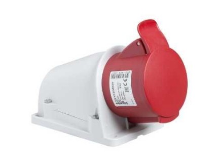 Розетка настенная 16А 3P+H+З 380V IP44
