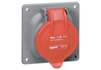 Розетка встр.Hypra IP44 3P+N+E 400В 32А
