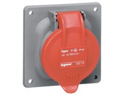 Розетка встр.Hypra IP44 3P+N+E 400В 32А