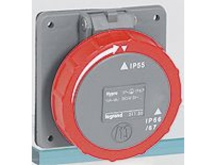 Розетка мод.Hypra IP67 3P+E 400В 16A