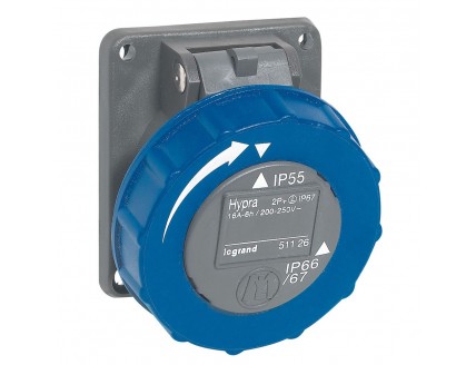 Розетка Hypra IP67 3P+E 230В 16A