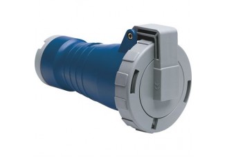 Розетка кабельная 216C4W, 16А, 2P+E, IP67, 4ч