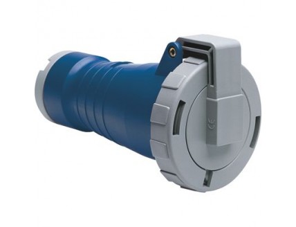Розетка кабельная 216C4W, 16А, 2P+E, IP67, 4ч