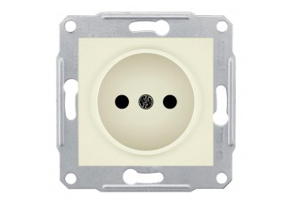 Розетка 2P 16А/250В бежевая Sedna